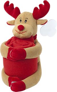PELUCHE NATALIZIO CON COPERTA